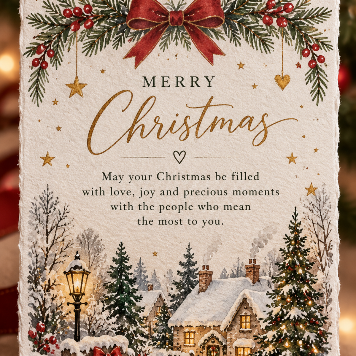 Christmas Ornament Gift Set – 6 Pieces in Red & Green