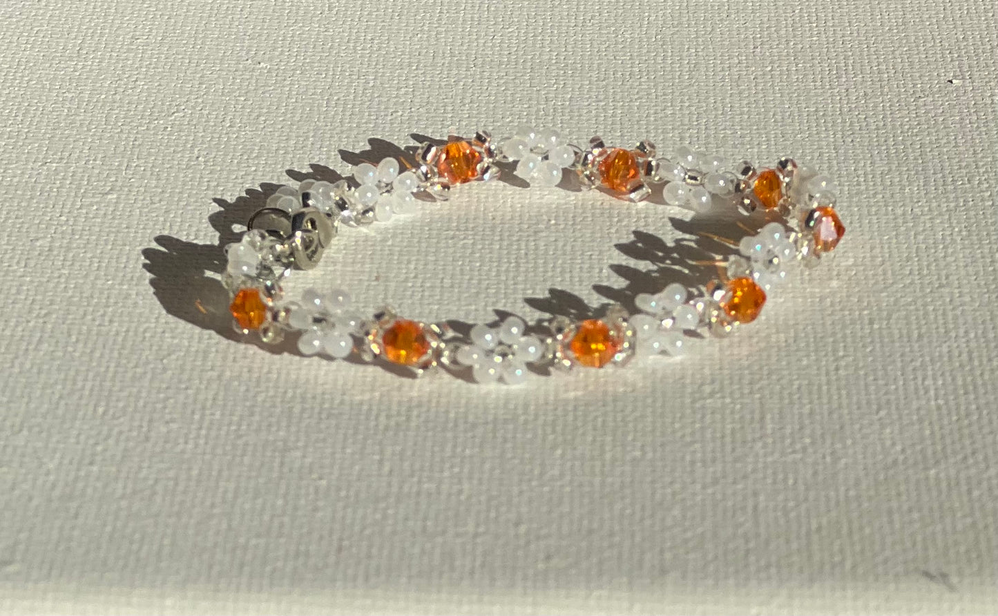 Vibrant Daisy Gemstone Bracelets