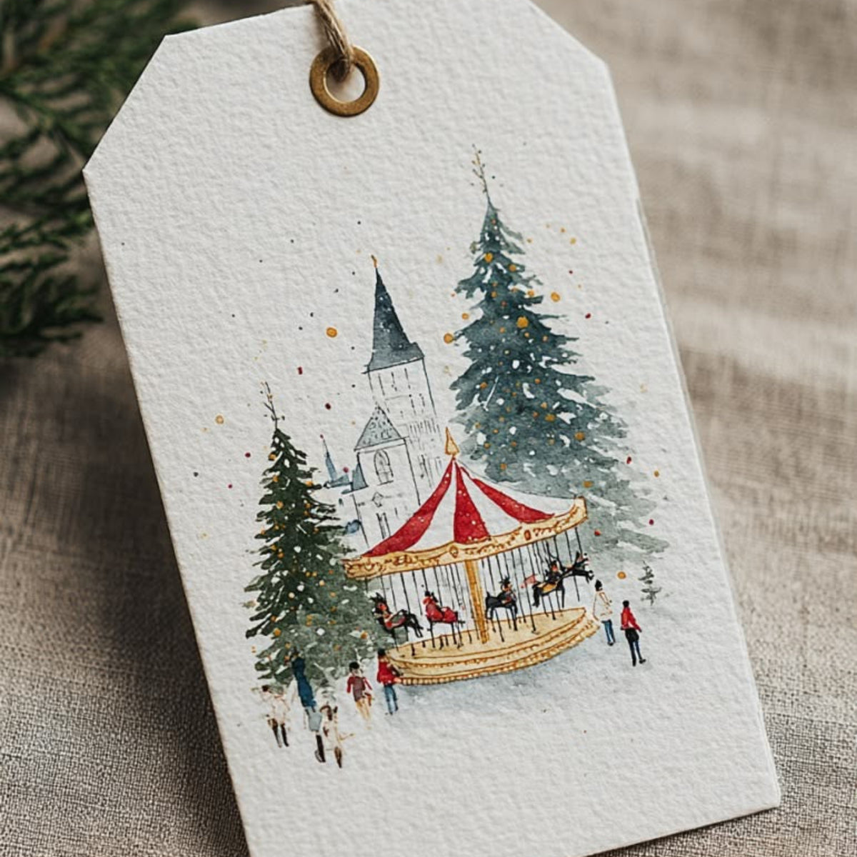 Christmas Ornament Gift Set – 6 Pieces in Red & Green