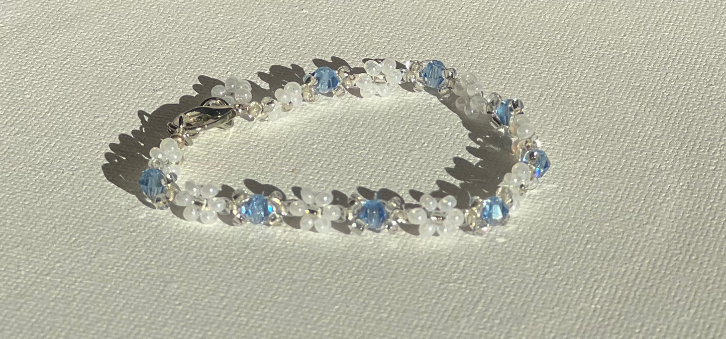 Vibrant Daisy Gemstone Bracelets