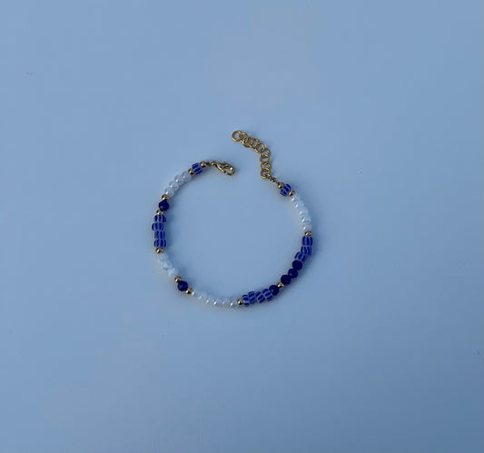 Elegant Layered Beaded Bracelet